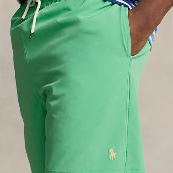 NWT MEN’S POLO RALPH LAUREN TRAVELER CLASSIC SWIM STRETCH SHORTS - XLT - Picture 4 of 12